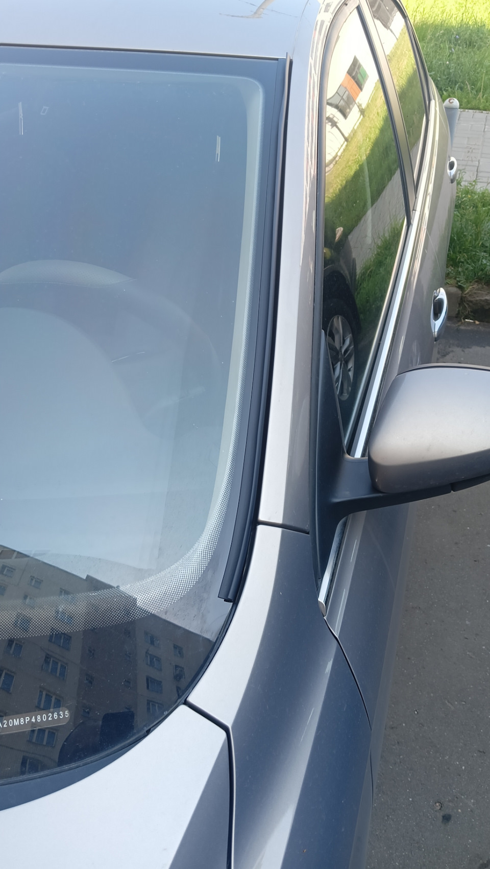 Желоба на лобовуху — Jetta VA3, 1,5 л, 2023 года | аксессуары | DRIVE2