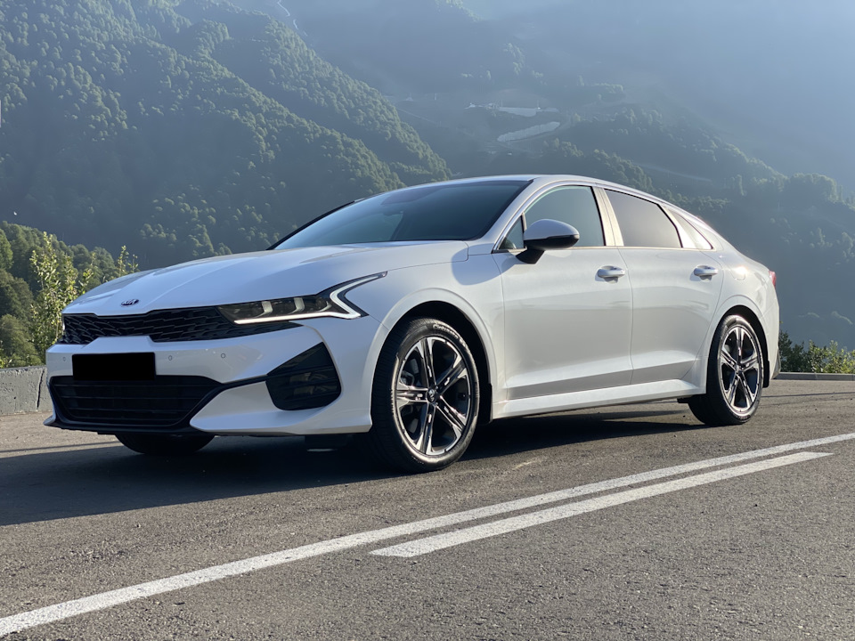 Погрелась на морях) — KIA K5 (3G), 2,5 л, 2021 года | фотография | DRIVE2
