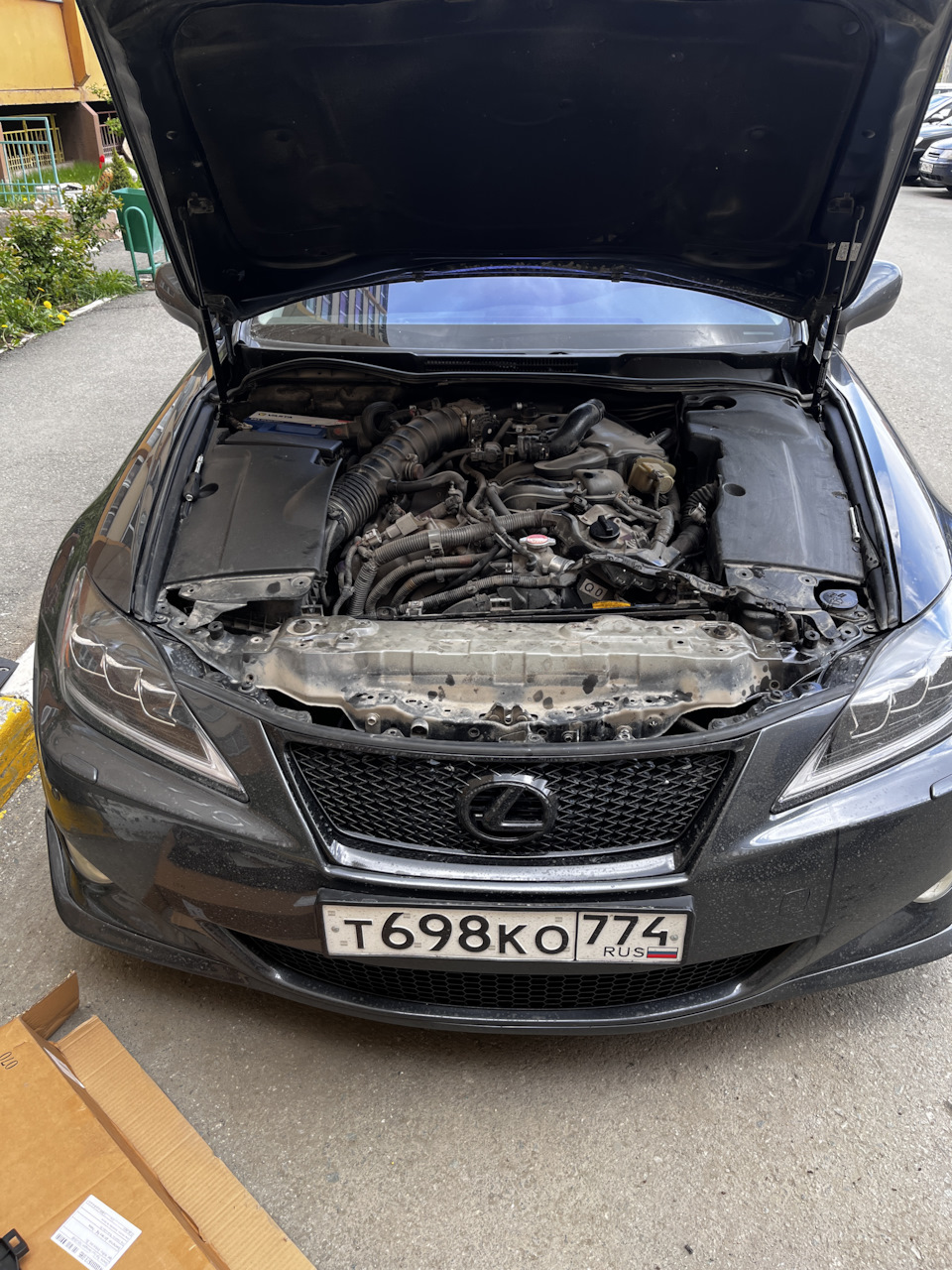 Ремонт вентиляторов охлаждения 👨🏻‍🔧 — Lexus IS II, 2,5 л, 2008 года ...