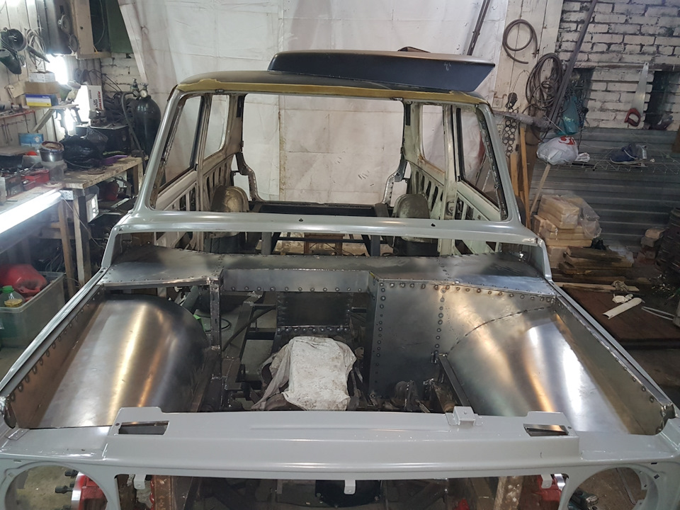 Моторный щит. Изготовление — Lada 4x4 3D, 1,6 л, 2014 года | кузовной ...