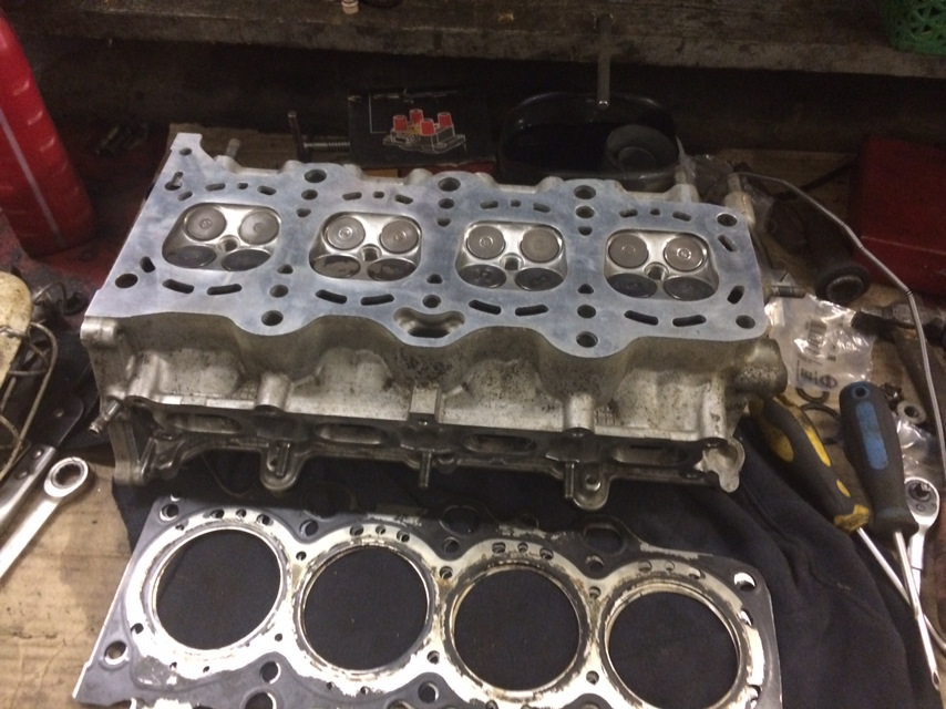 Башку шлифанули 0.15 мм сняли… в дополнение опрессовали — Suzuki Liana