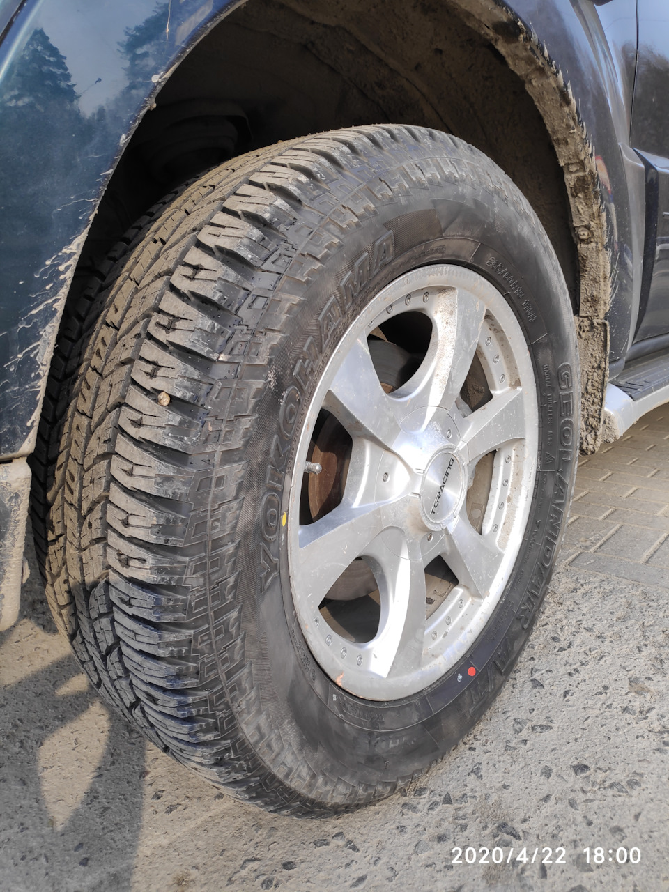 Летняя резина — Mitsubishi Pajero (4G), 3,2 л, 2007 года | шины | DRIVE2