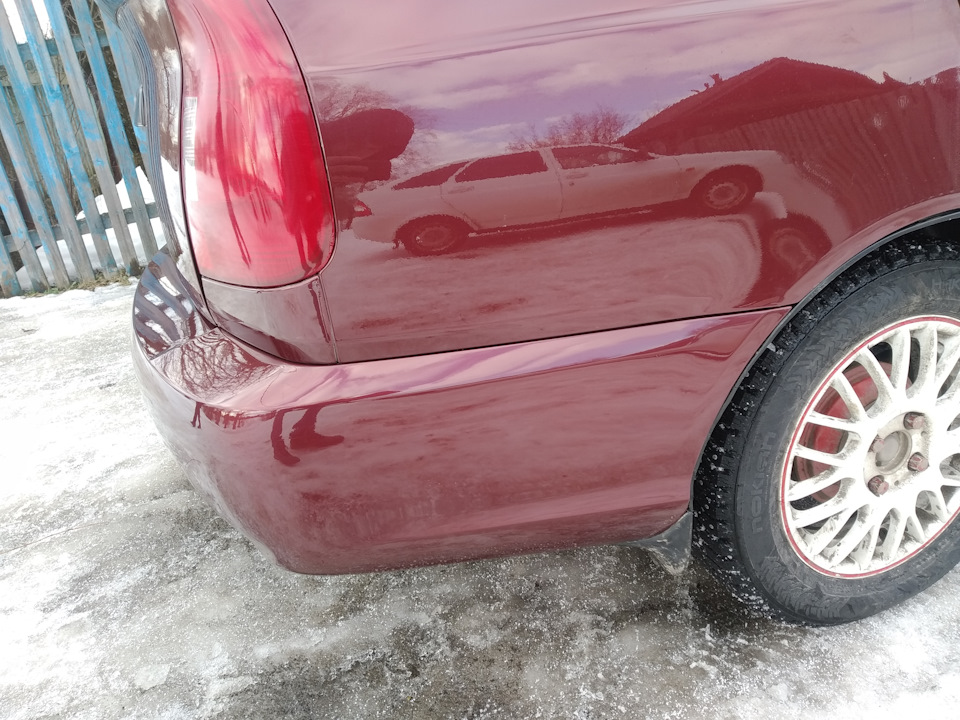 Новый бампер. — Hyundai Accent (2G), 1,5 л, 2007 года | кузовной ремонт ...