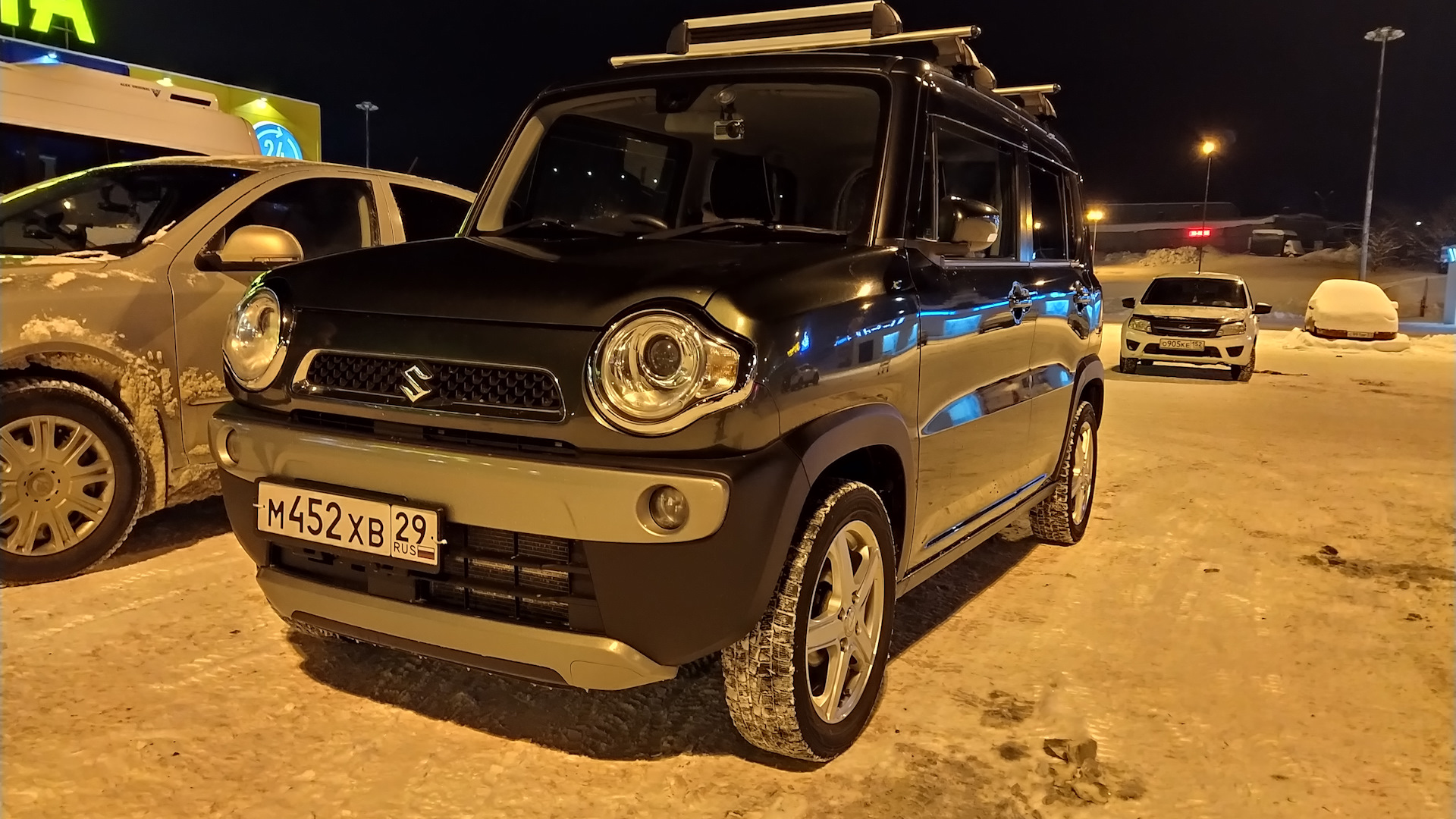 Suzuki Hustler (1G) 0.7 бензиновый 2014 | Аллигатор 4WD на DRIVE2