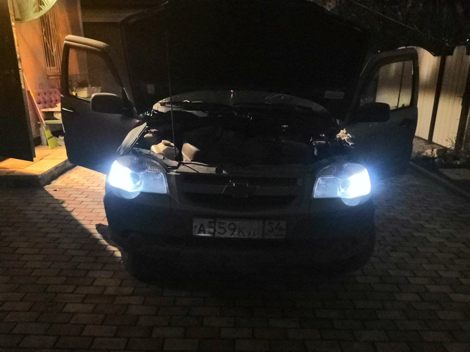 Диоды с приборки в габариты! — Chevrolet Niva GLX, 1,7 л., 2012 года ...