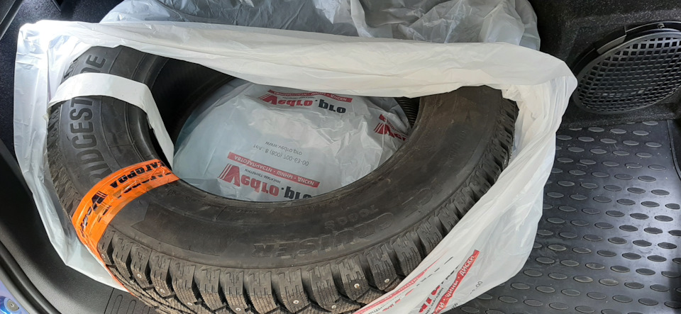 Переобувка на зимнюю резину BRIDGESTONE ICE CRUISER 7000S 225/65 R17 ...