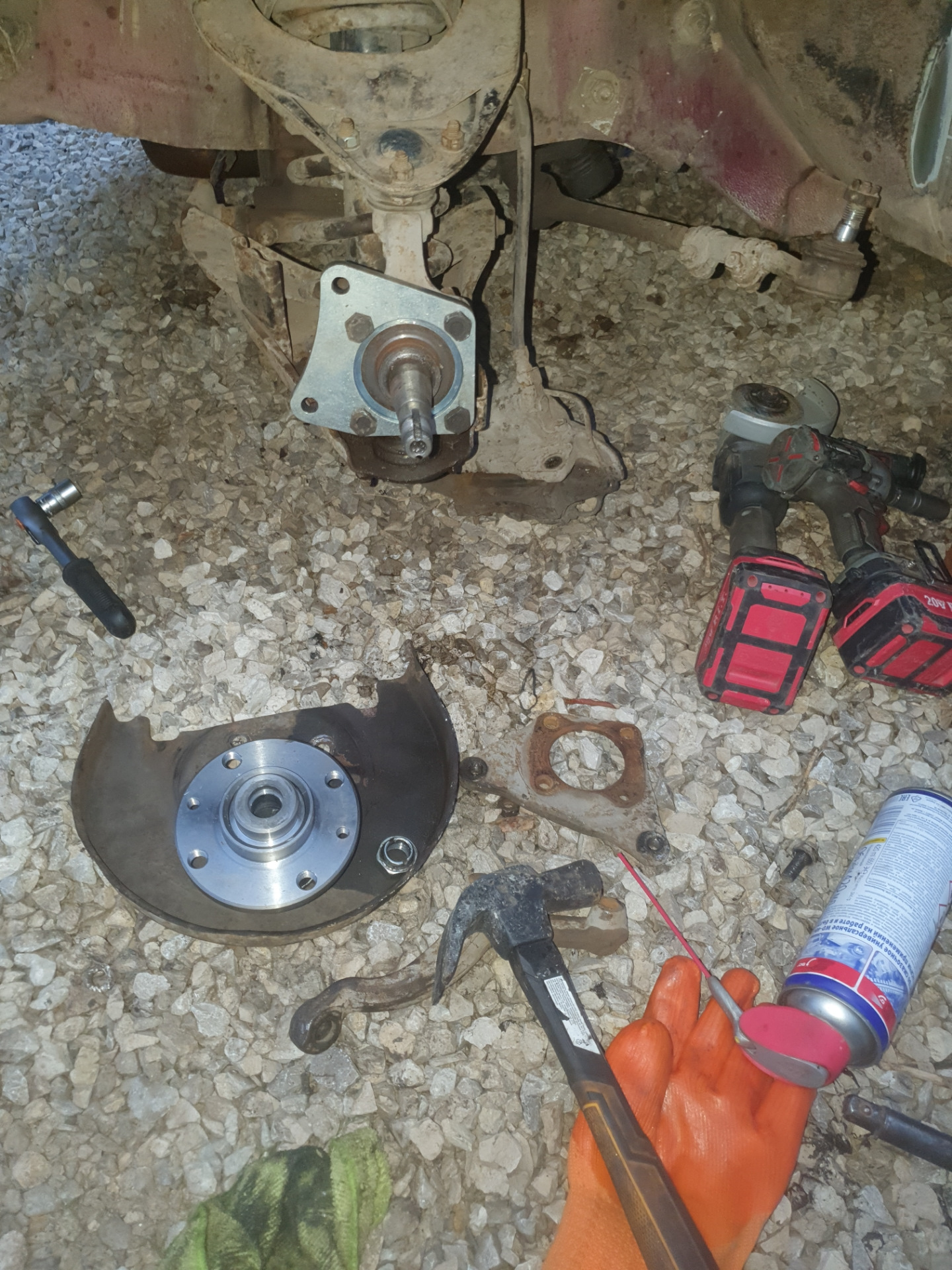 Ступицы 2108 на классику/Тормоза 2112 на классику — Lada 21053, 1,5 л ...