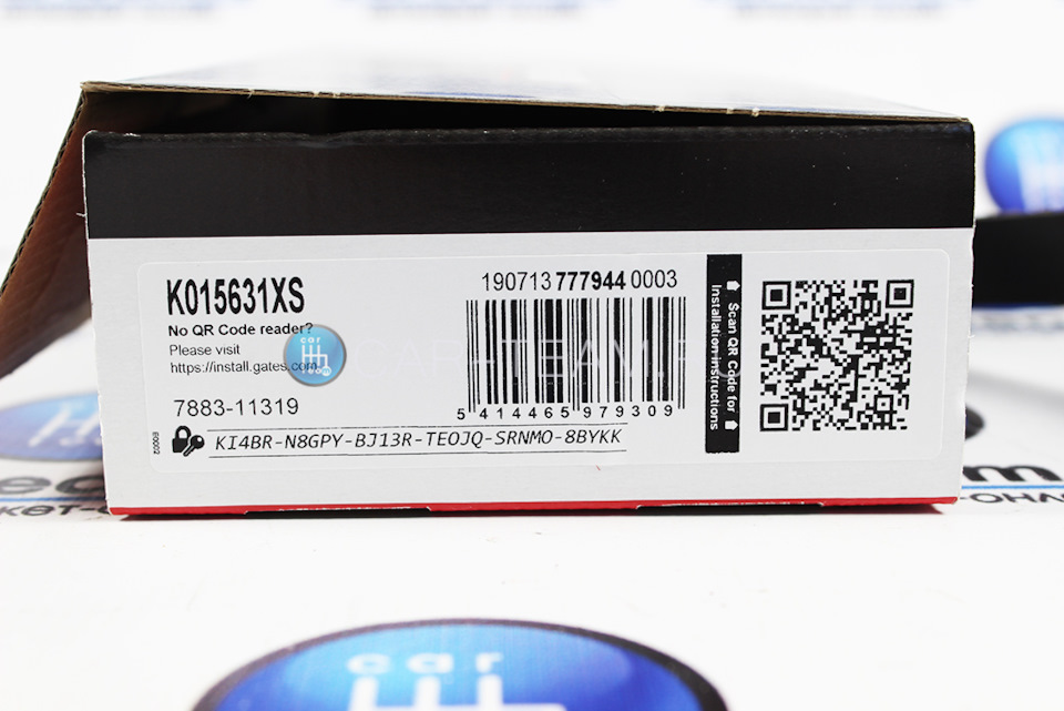 K015631XS Комплекты деталей для ремней грм GATES | Запчасти на DRIVE2