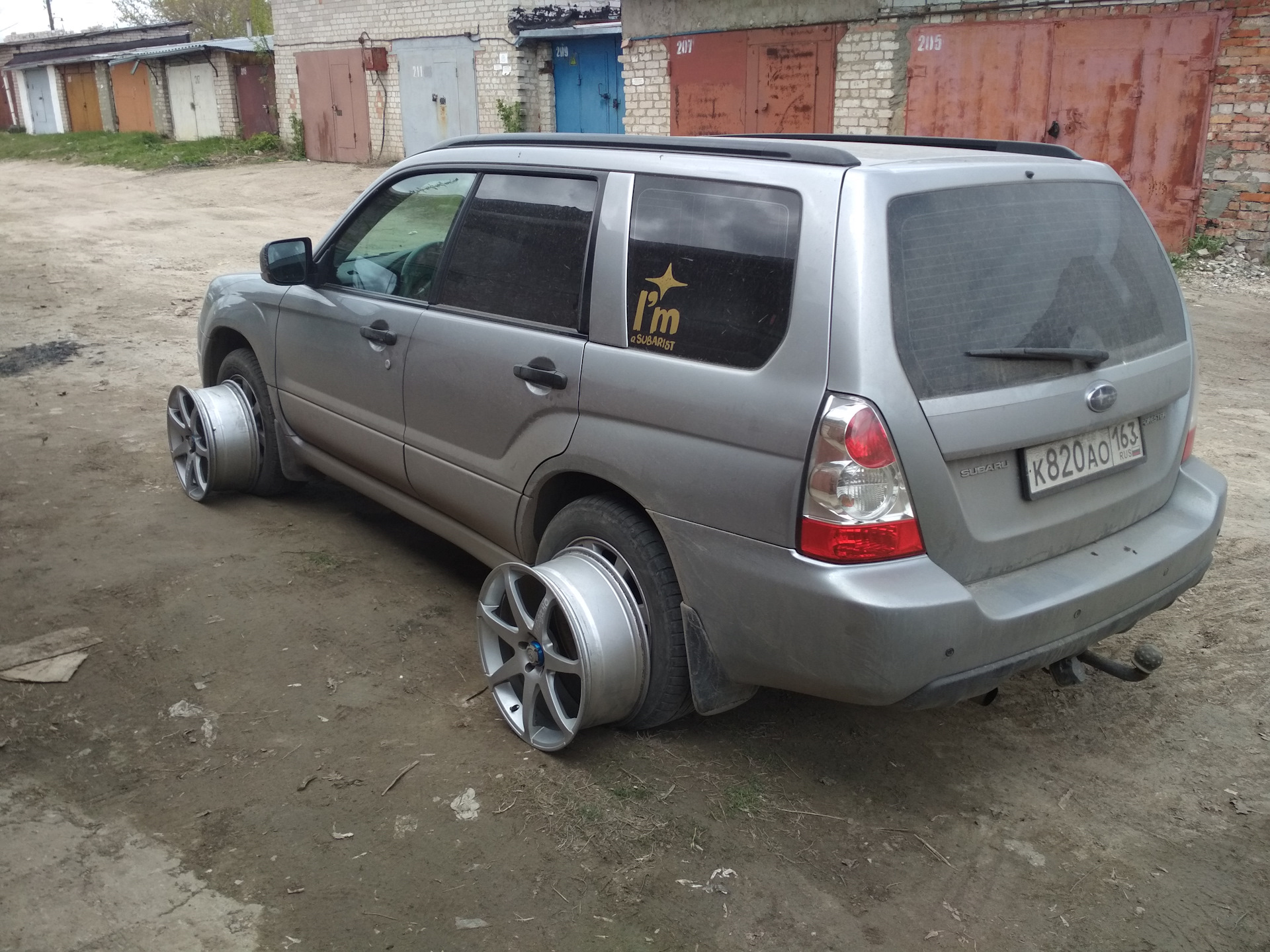 Subaru forester колеса