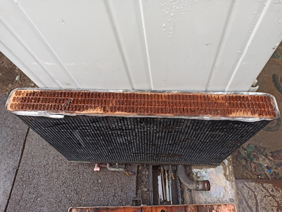 Прочистка радиатора — Mitsubishi Delica (P35W), 2,5 л., 1992 года ...