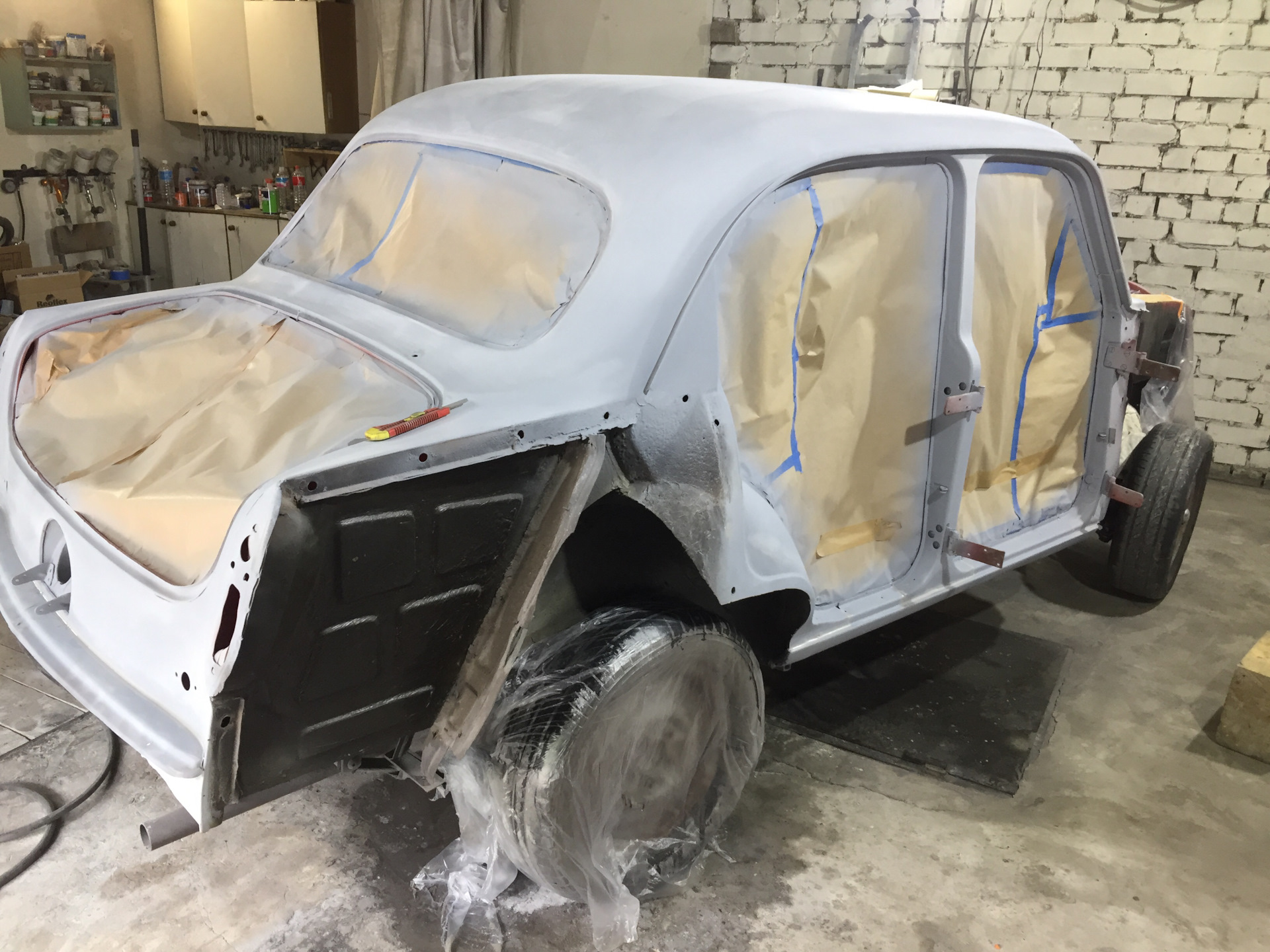 Покраска — Москвич 403, 1,3 л, 1964 года | кузовной ремонт | DRIVE2