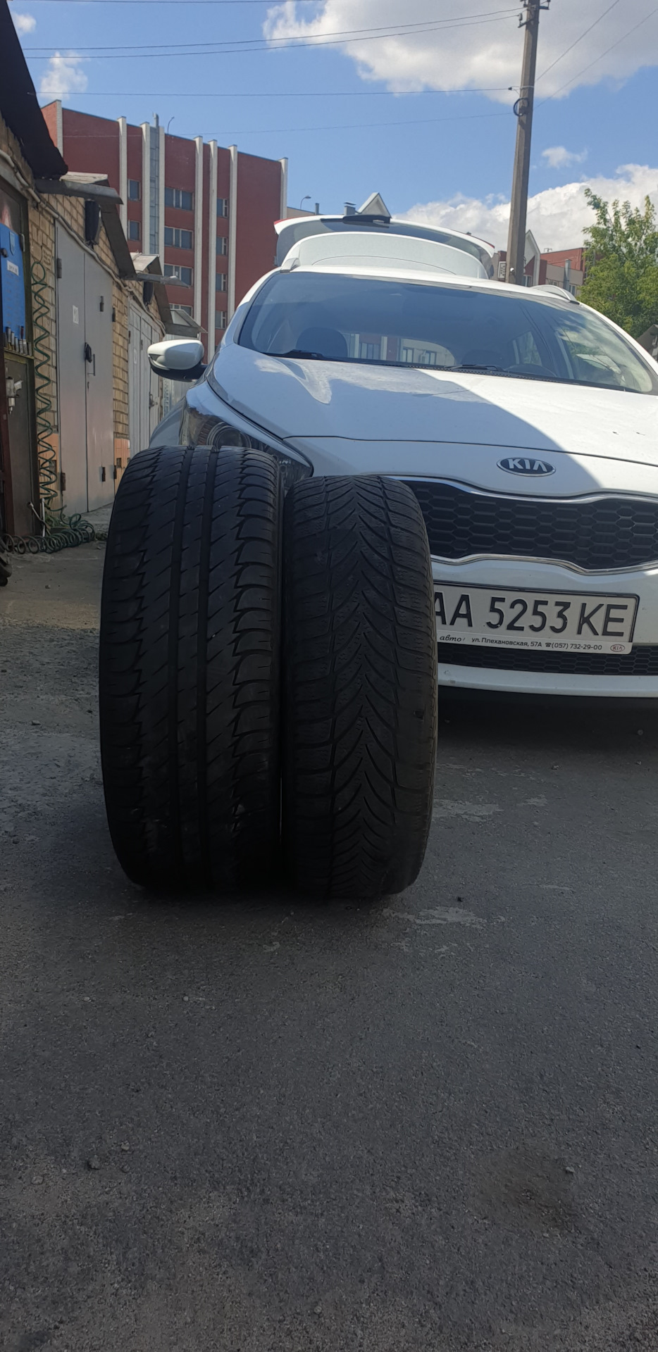 CEED jd на 225/55/16 — KIA Ceed SW (2G), 1,6 л, 2015 года | шины | DRIVE2