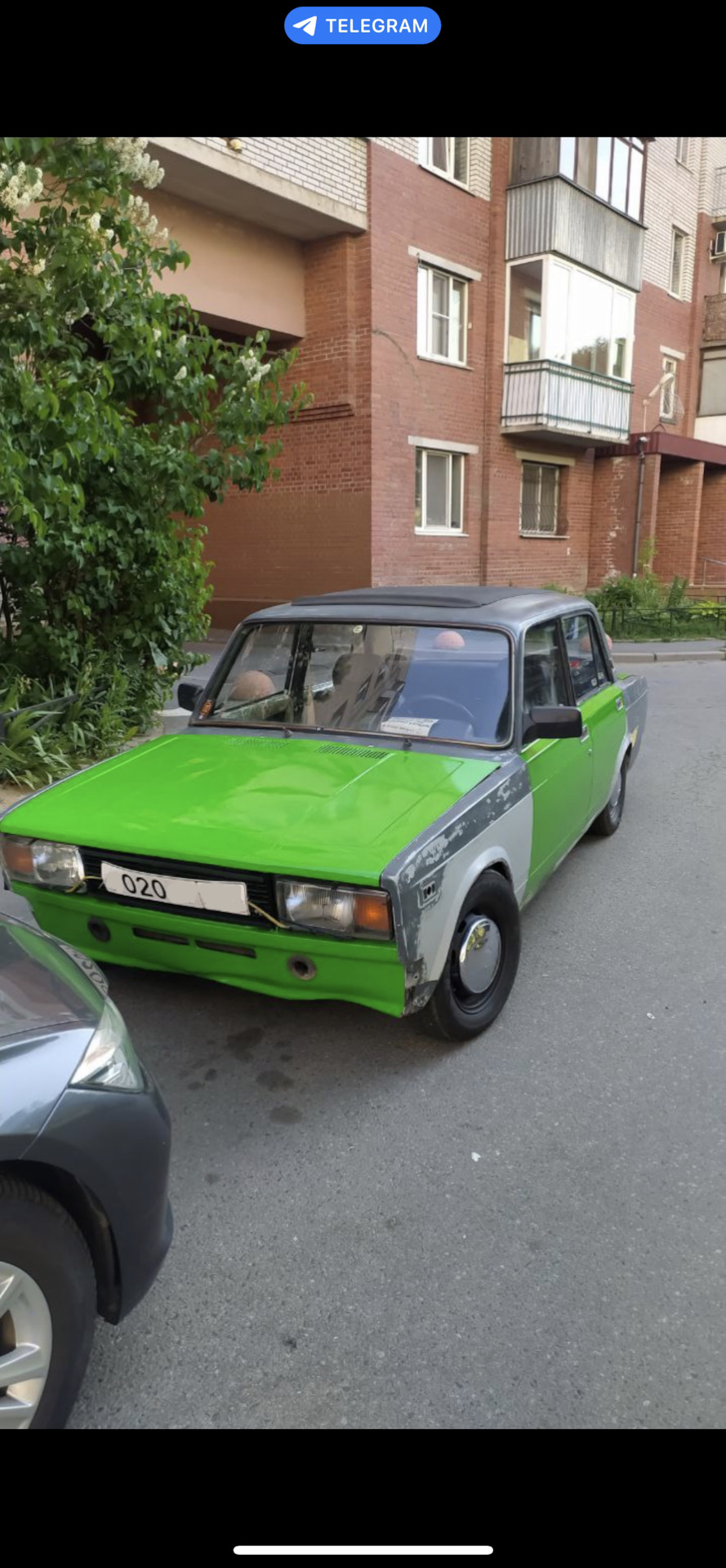 Оклейка пленкой ВАЗ 2105 — Lada 21050, 1,3 л, 1990 года | стайлинг | DRIVE2