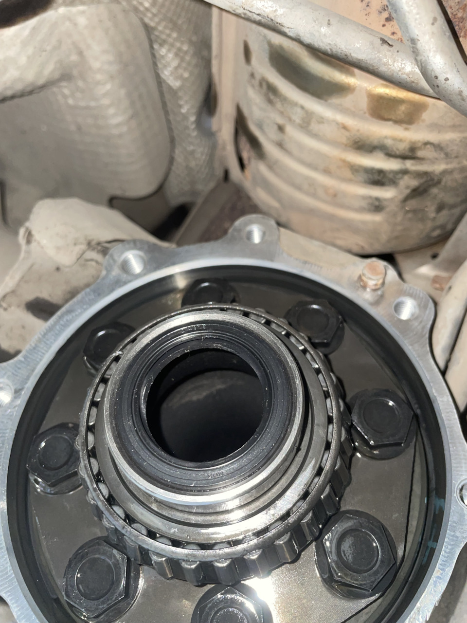 Новый малый сальник на месте) — Renault Arkana