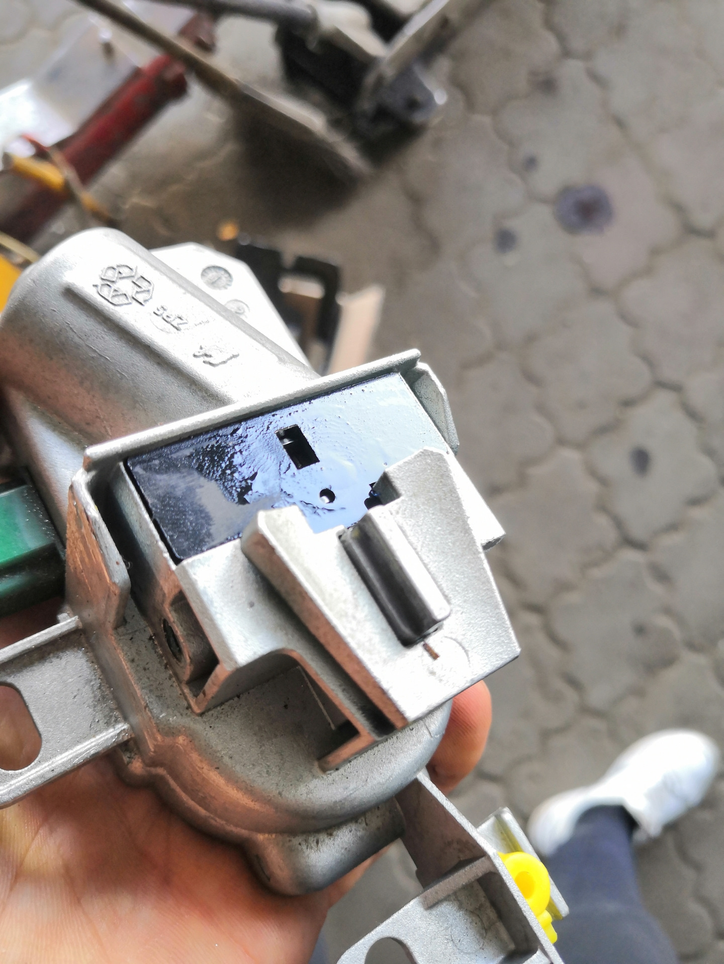 Гарант Блок. Надежный мех. блокиратор руля (вала) Установка Штырь, новый, в нали