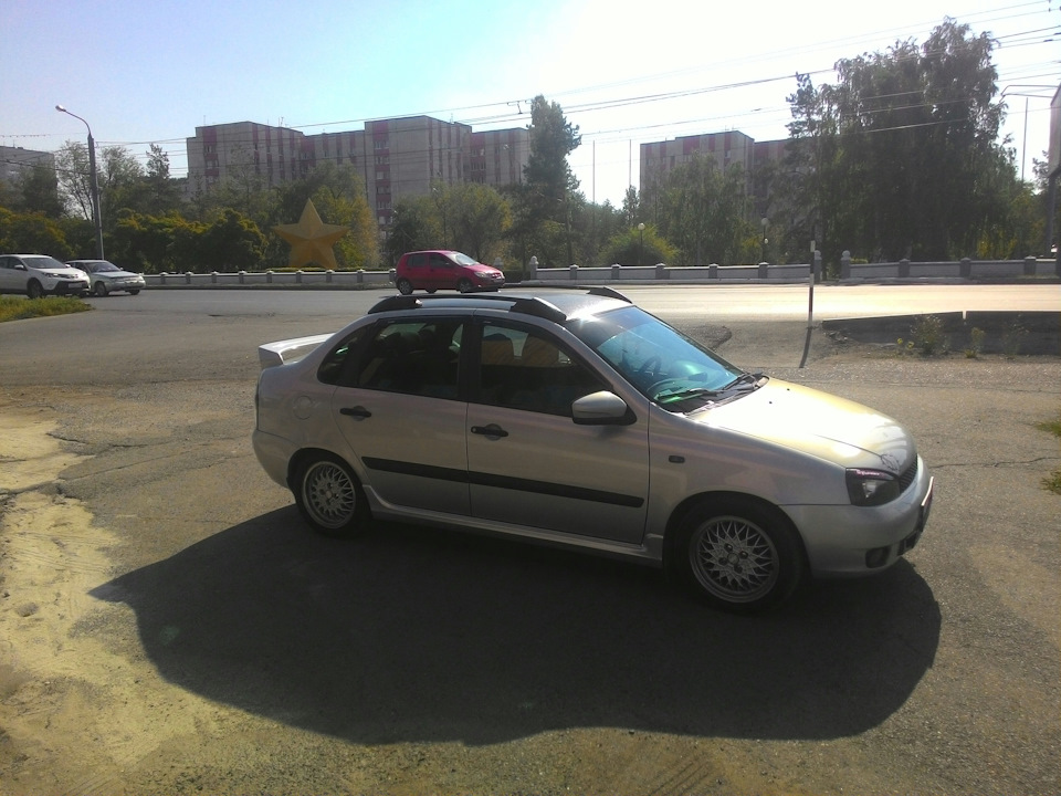 Гранта пороги на калину 1. — Lada Калина седан, 1,6 л, 2008 года ...