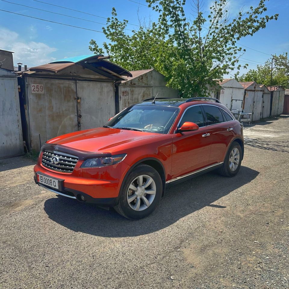 🚘: ЧЕРНАЯ КРЫША — Infiniti FX (1G), 3,5 л, 2007 года | стайлинг | DRIVE2