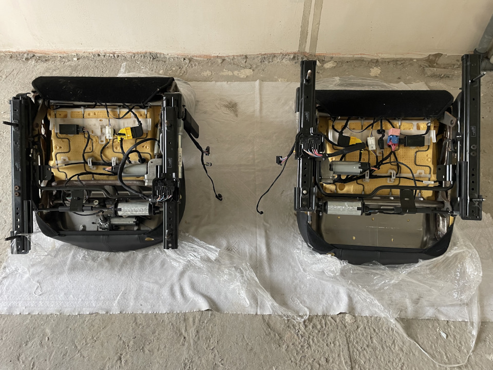 Подключение электро сидений — Renault Laguna III, 1,5 л, 2009 года ...