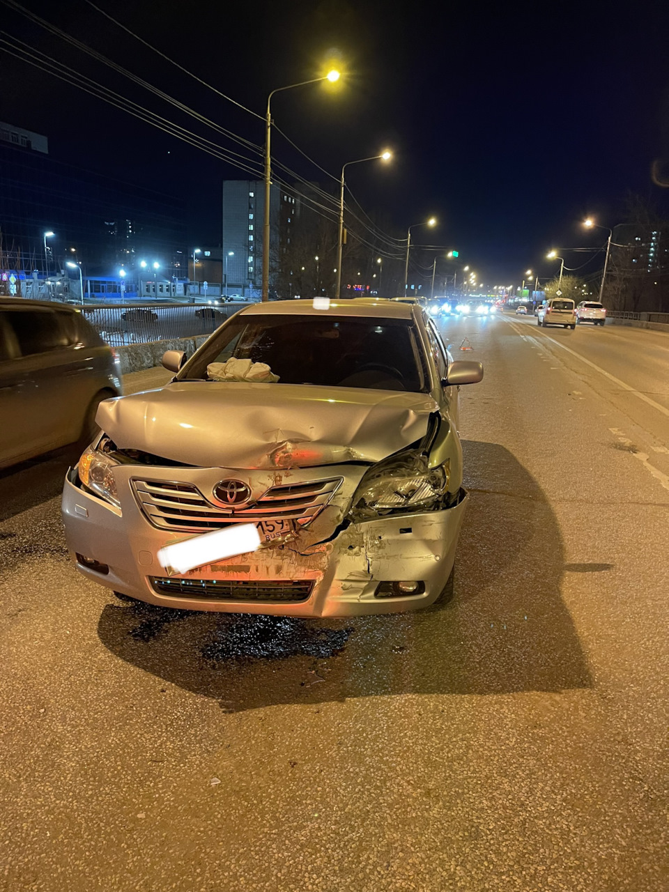 ДТП. Не долго музыка играла, не долго фраер танцевал. — Toyota Camry  (XV40), 2,4 л, 2007 года | ДТП | DRIVE2