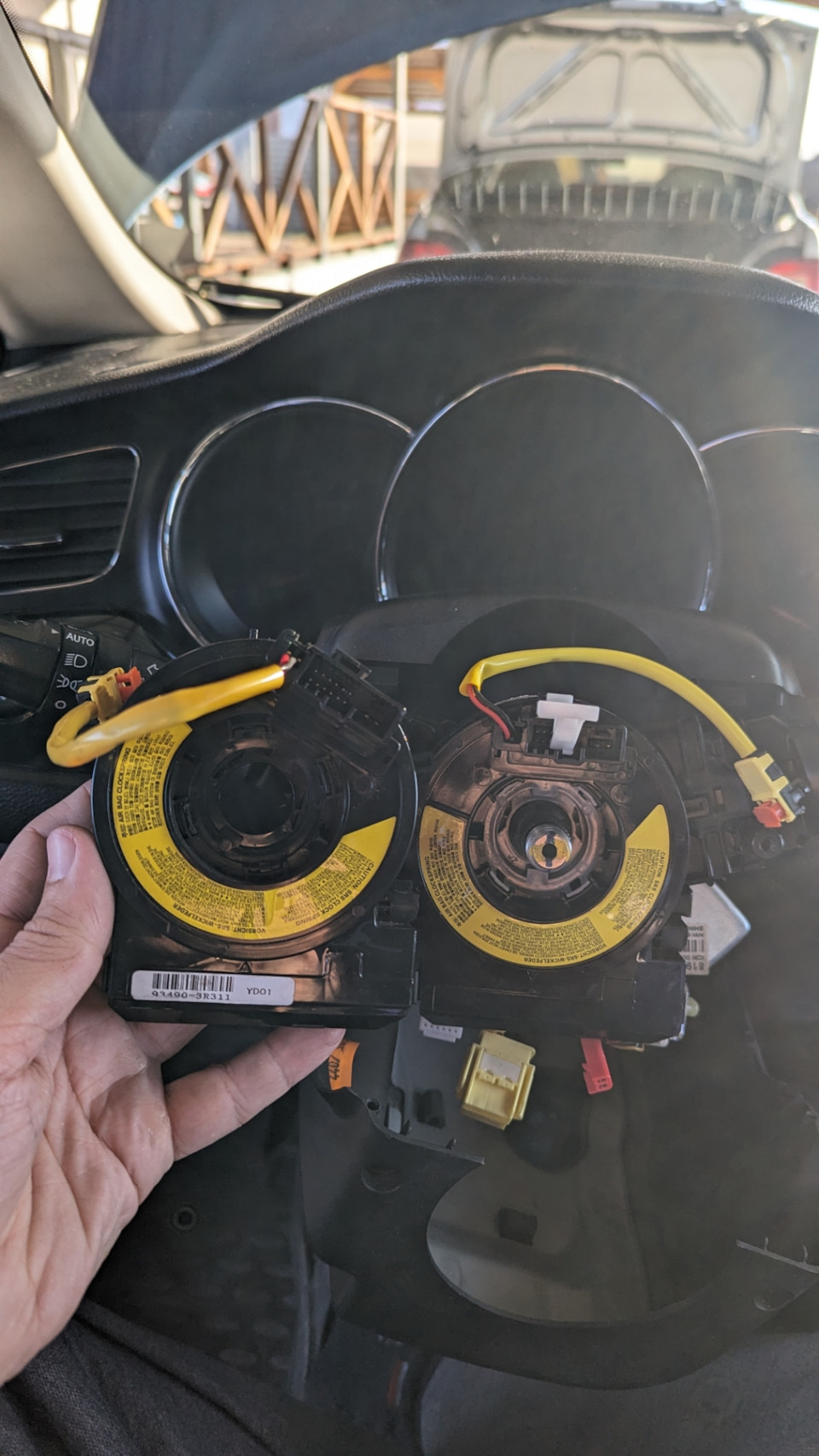 Снова замена подрулевого шлейф — KIA Ceed (2G), 1,6 л, 2013 года ...