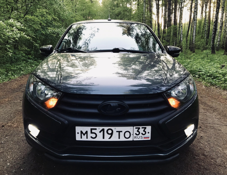 Новые ПТФ 70W от LEDZILLA. — Lada Гранта (2G) FL, 1,6 л, 2020 года ...
