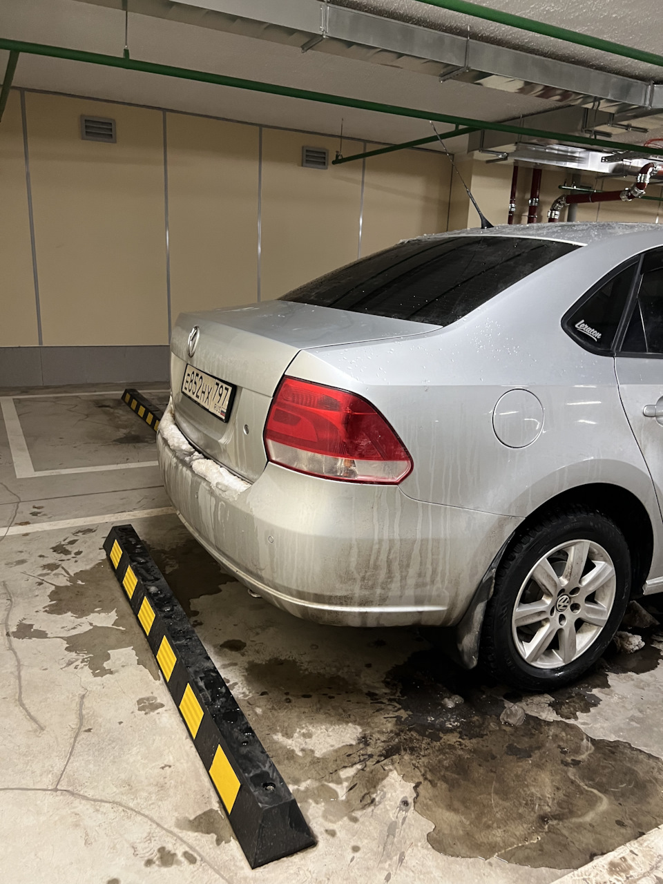 До — Volkswagen Polo Sedan