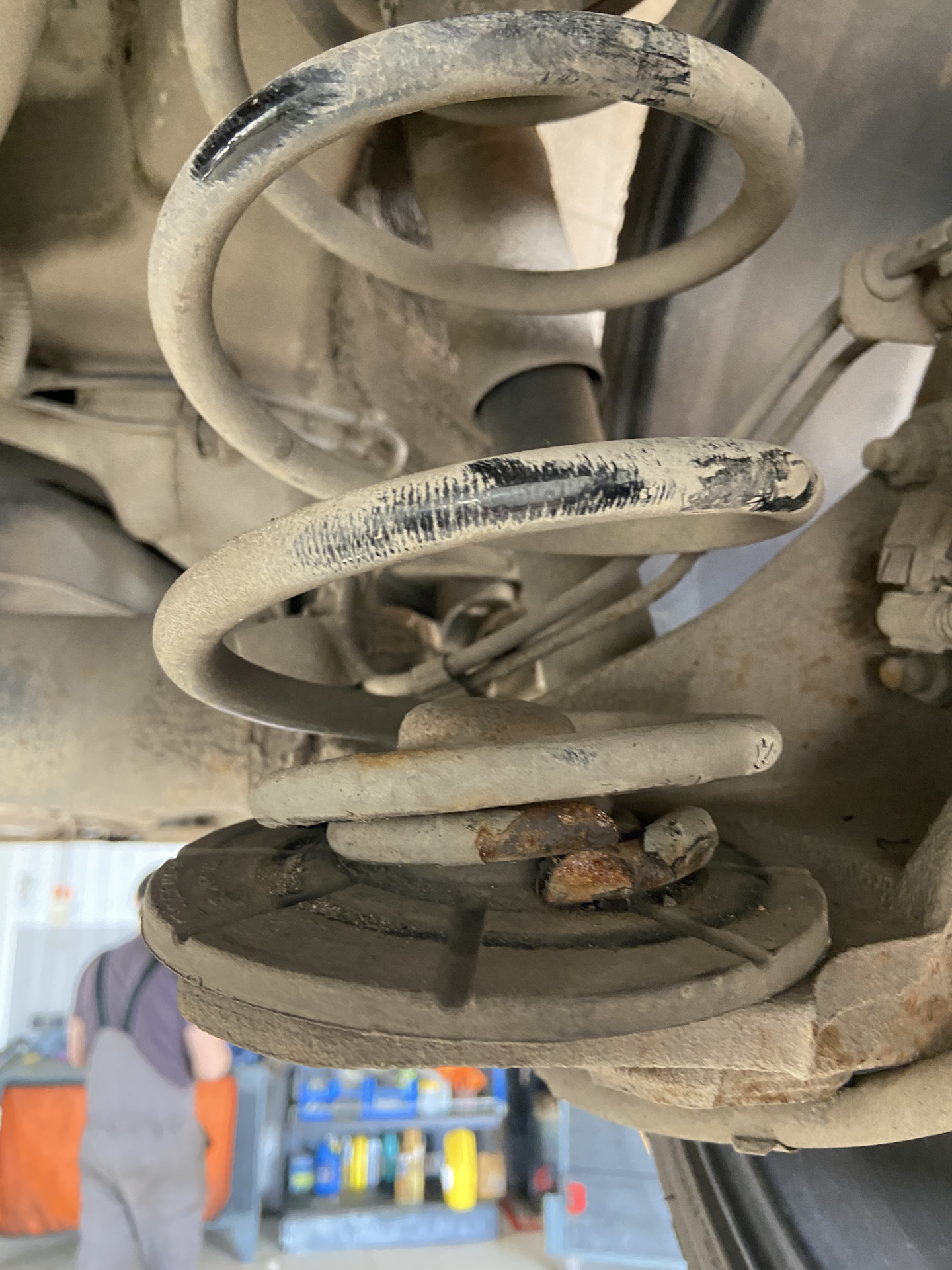 2.Замена задних пружин и передних шаровых — Opel Astra H GTC, 1,8 л ...