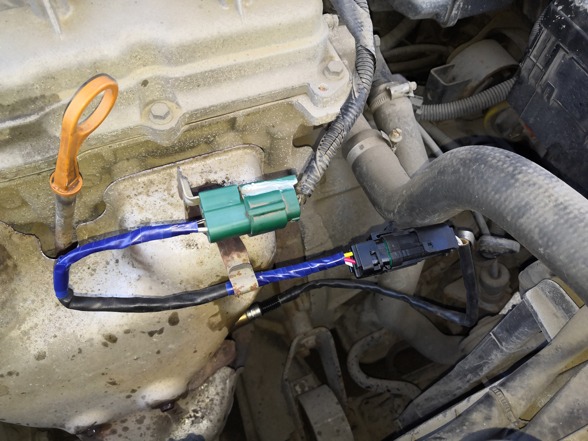 Кислородные датчики расположение ниссан Замена первой лямбды - Nissan Almera II (N16), 1,8 л, 2005 года своими руками DR