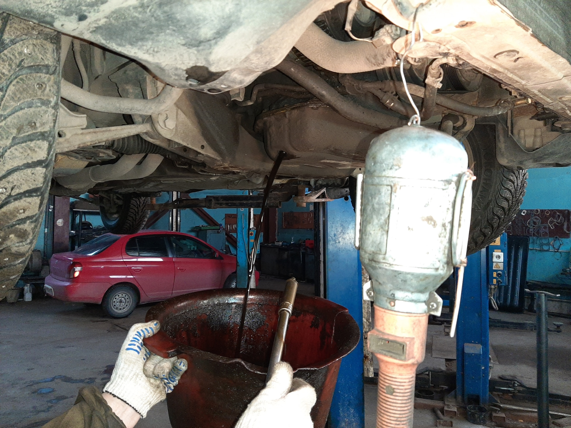 Замена масла, промывка — Toyota Chaser (90), 2,5 л, 1992 года ...