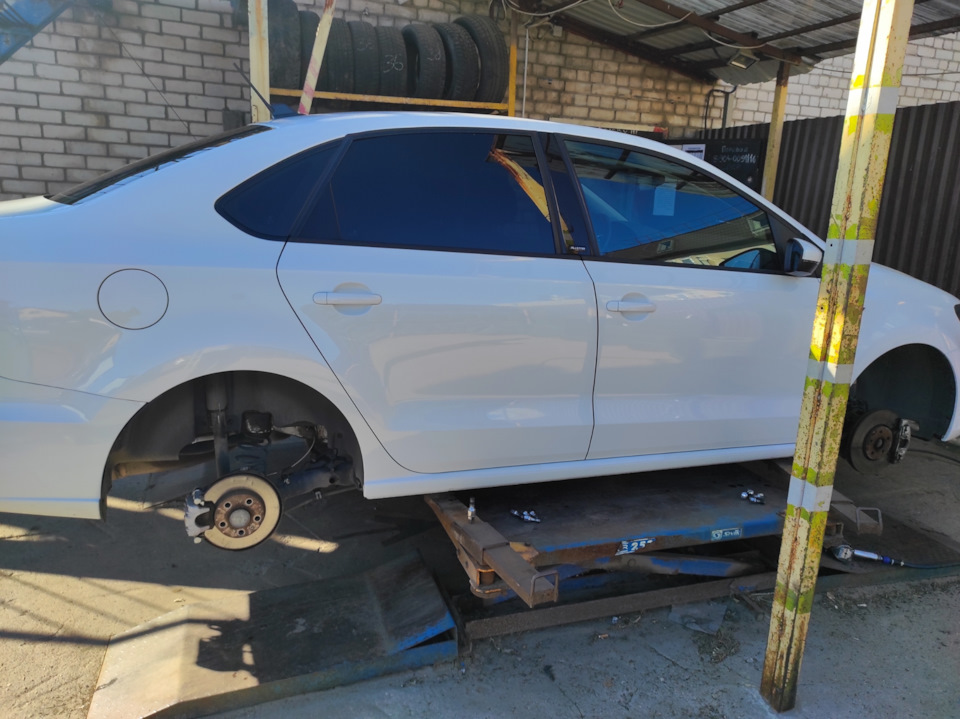 Новые летние шины — Volkswagen Polo Sedan, 1,6 л, 2017 года | шины | DRIVE2