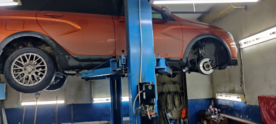Работа пошла — Lada Vesta SW Cross (1G)