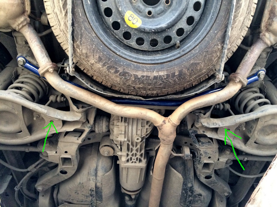 Каптива как снять запасное колесо Распорка + еще три:) - Chevrolet Captiva (1G), 2,2 л, 2013 года своими руками DR