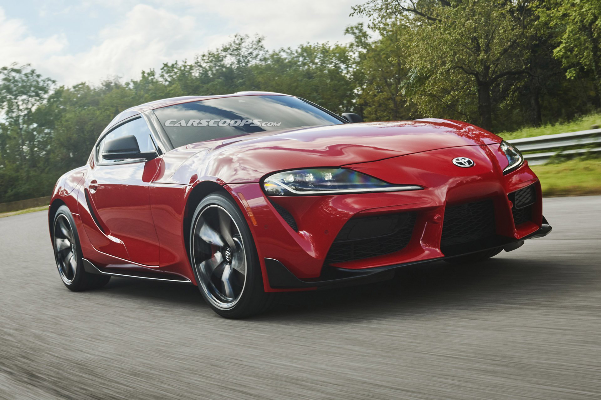 Toyota Supra a90 Red