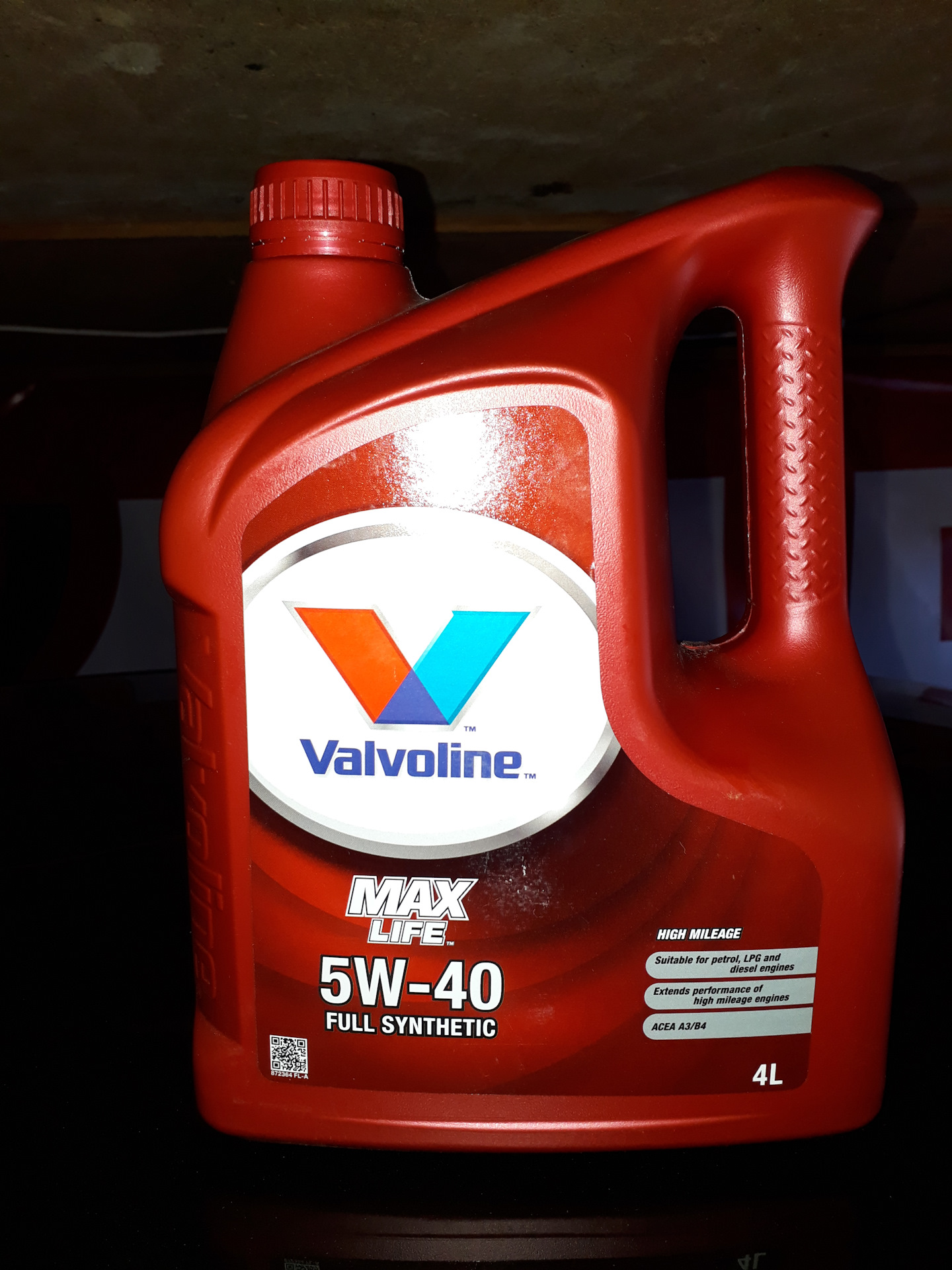 Valvoline maxlife