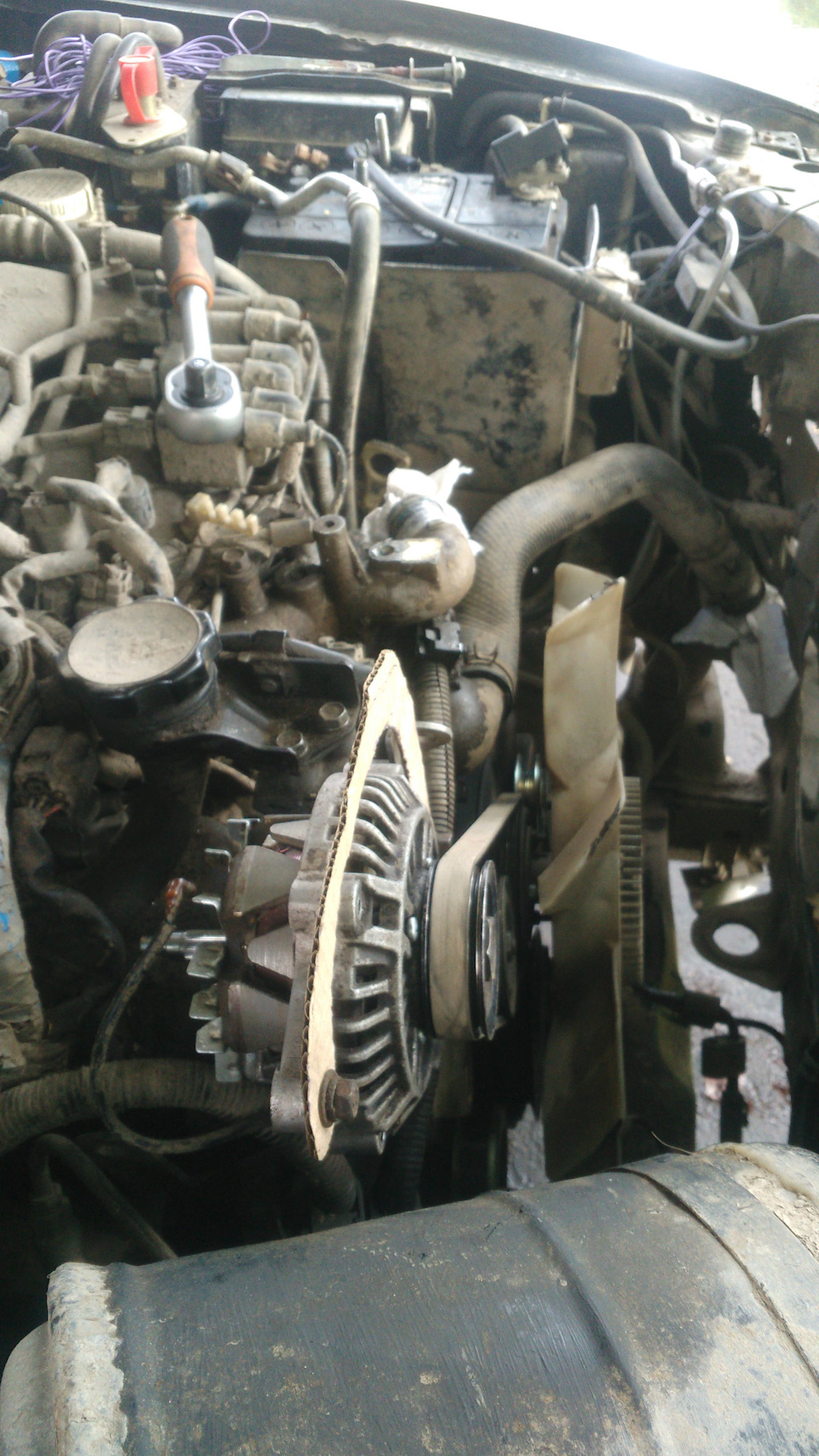 Доработка: Перенос генератора наверх. Гур вниз. Или линейку в руки ...