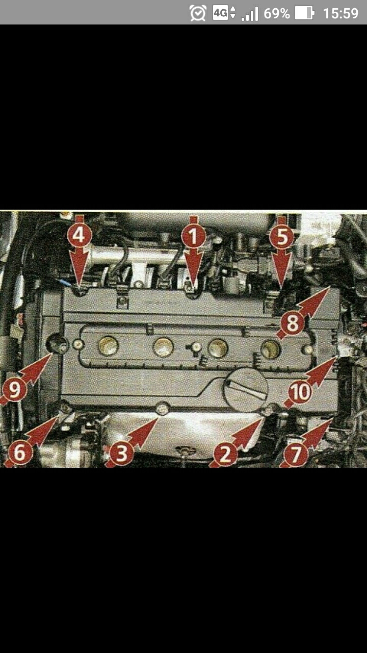 Момент затяжки клапанной крышки хендай соната тагаз