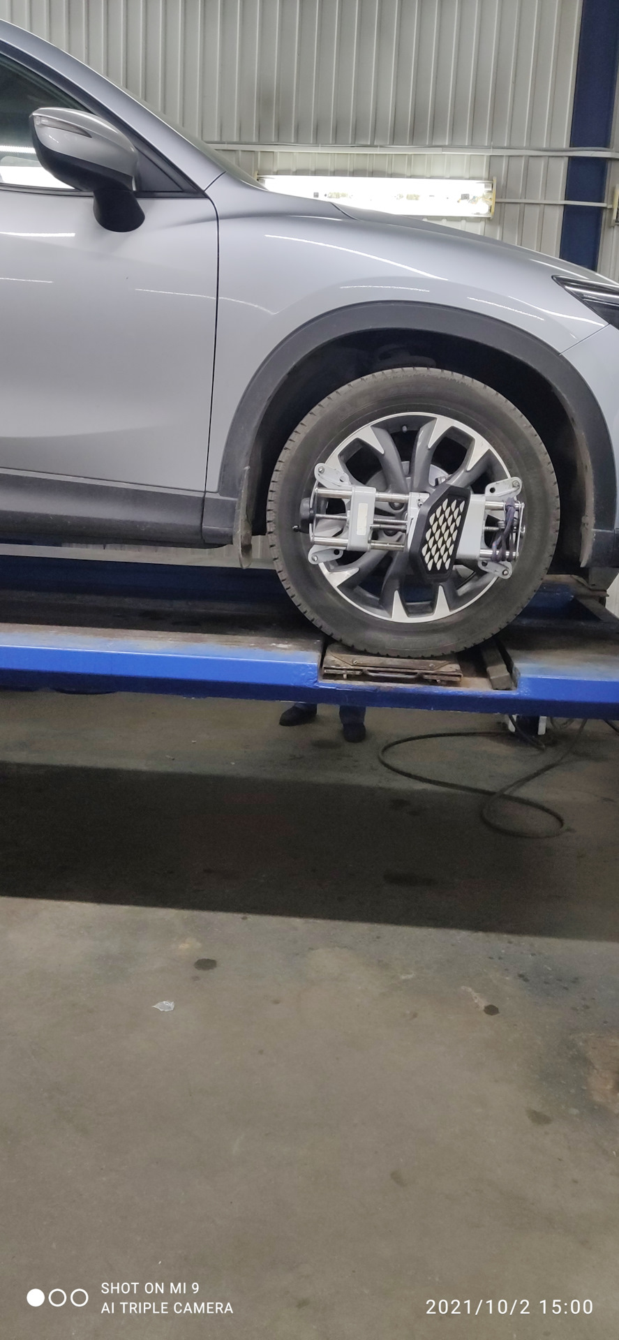 Диагностика и регулировка сход-развала! — Mazda CX-5 (1G), 2 л, 2016 ...