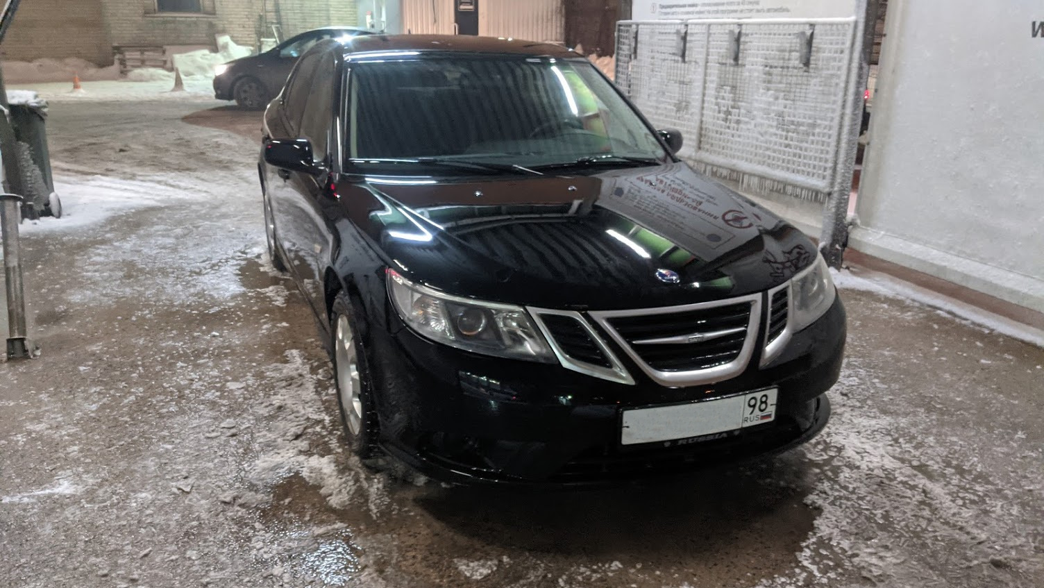 Saab 9-3 (2G) 1.8 бензиновый 2008 | NG 1.8i Black Linear на DRIVE2