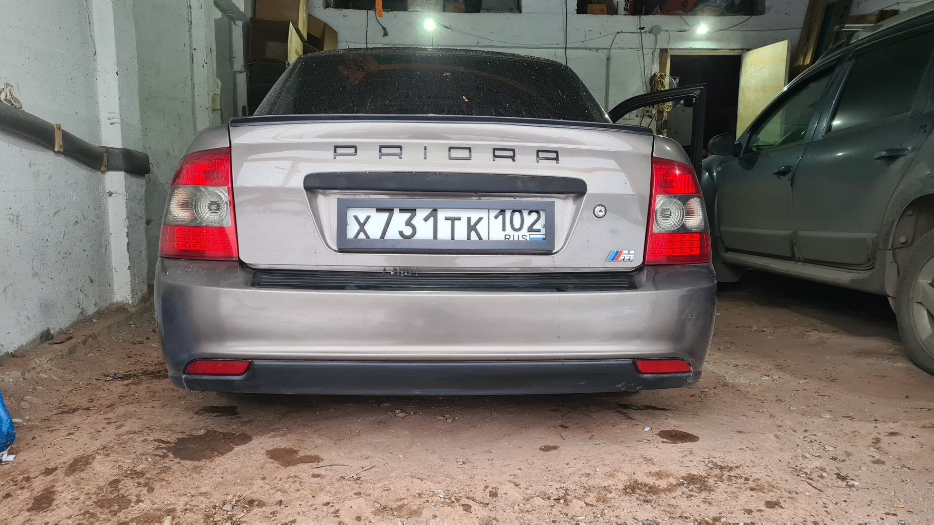 Дифузор на задний бампер — Lada Приора седан, 1,6 л, 2015 года ...