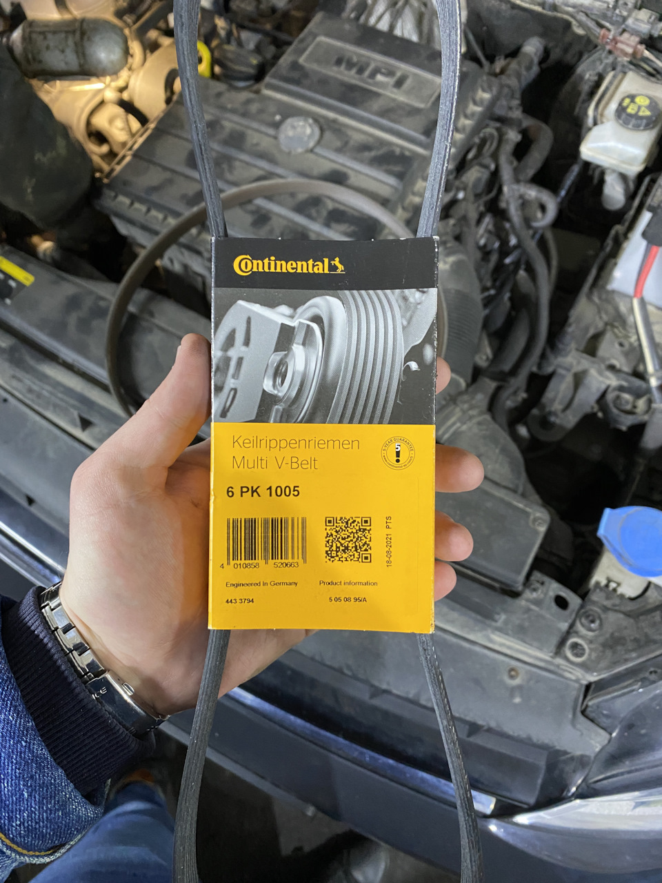 6PK1005 Ремень приводной DAYCO | Запчасти на DRIVE2