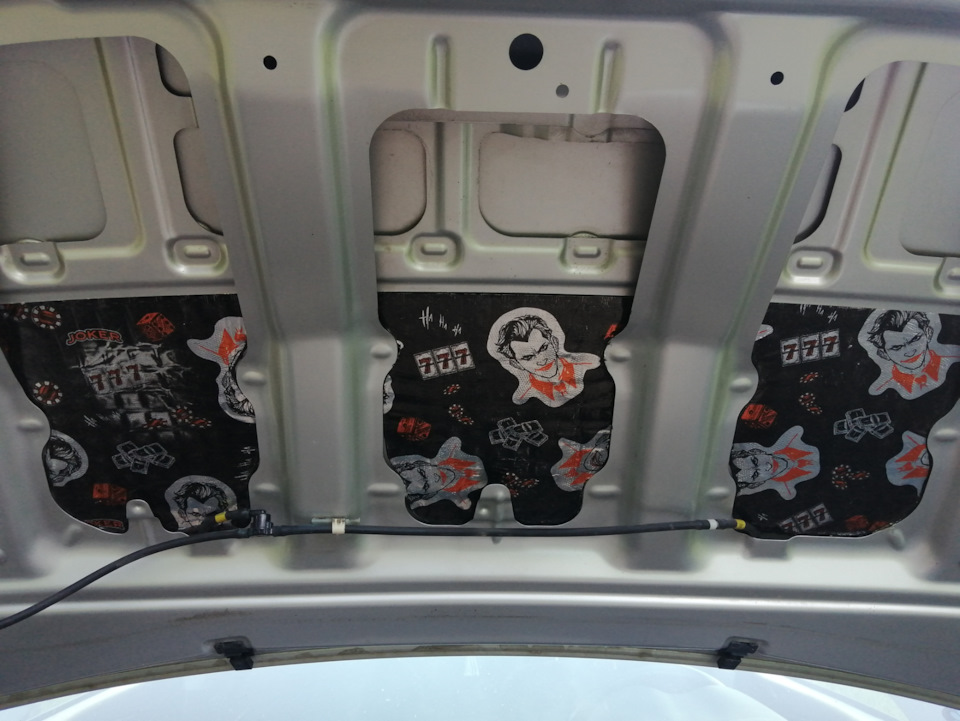 Шумоизоляция капота авто — Toyota Corolla (140/150), 1,6 л, 2008 года ...