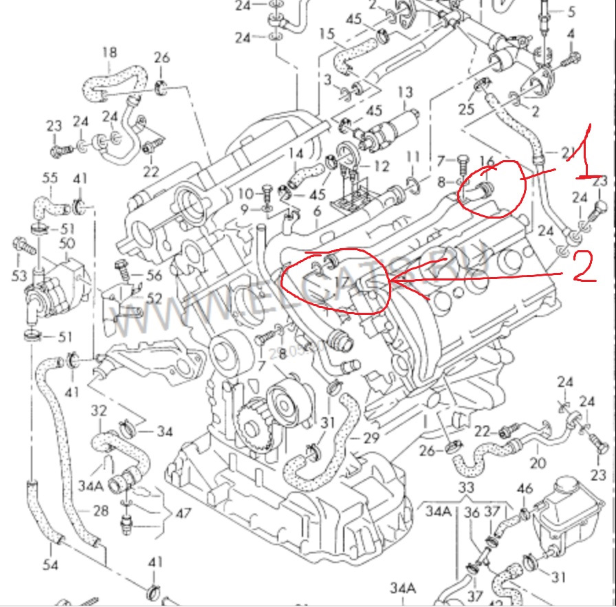 Vag 06a919501a схема расположения