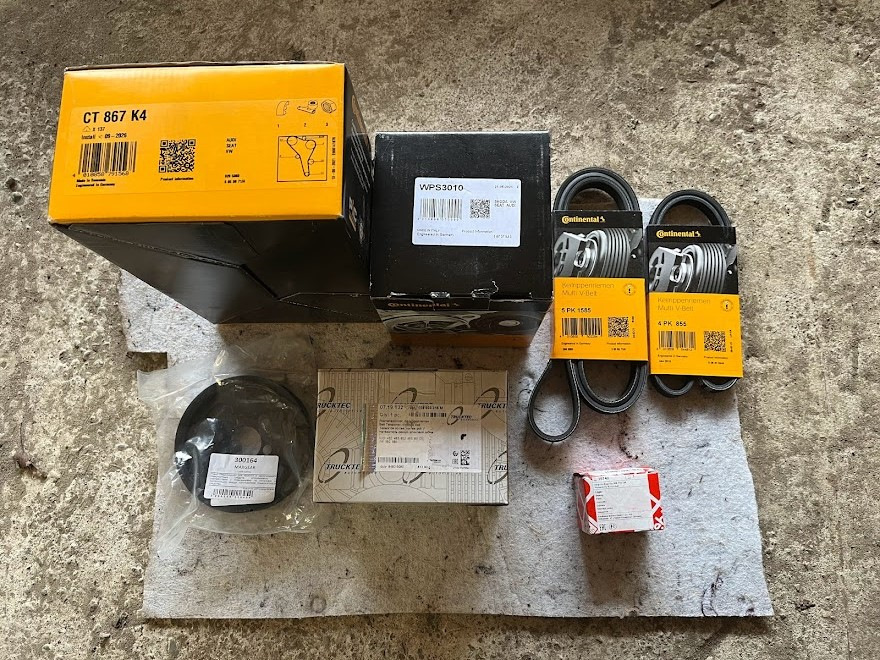 CT867K4 Комплект ремня ГРМ Audi 80/A4/A6, VW Golf/Passat 1.9TDI 92-01 ...