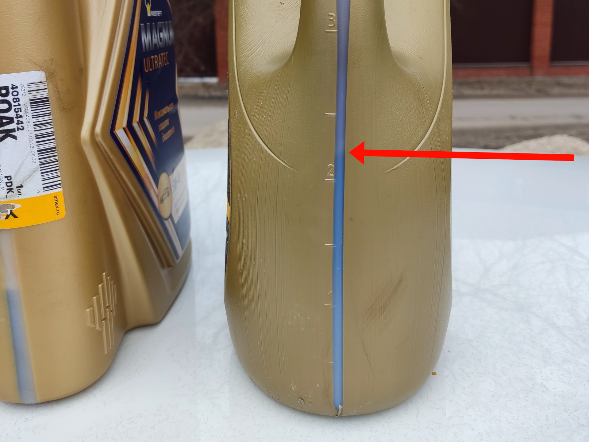 Очередная замена масла, теперь через щуп. — Lada Гранта лифтбек, 1,6 л ...