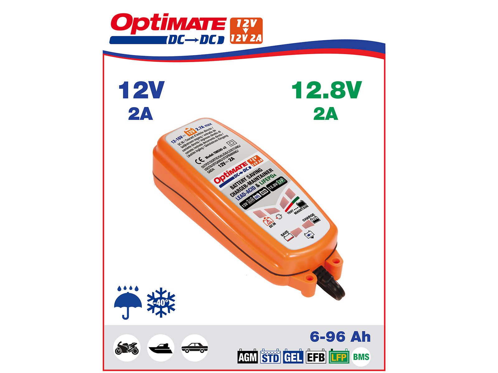 Зарядное устройство OptiMate DC-DC (12V-12V) — Battery Service на DRIVE2