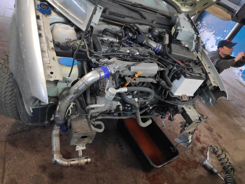 Замена шестерни распредвала и прокладки поддона — ГАЗ Газель, 2,9 л ...