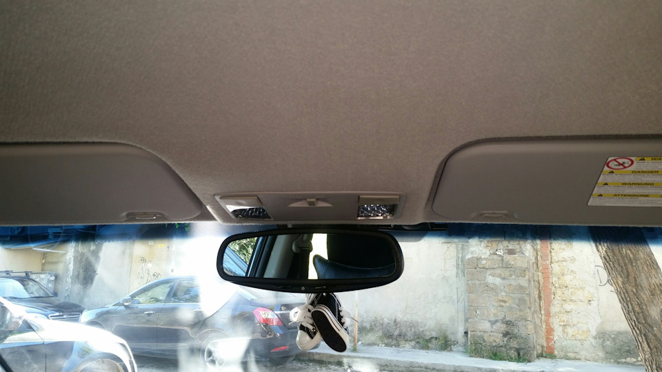 ШВИ и химчистка потолка, подключение зеркала с автозатемнением 27.09. ...