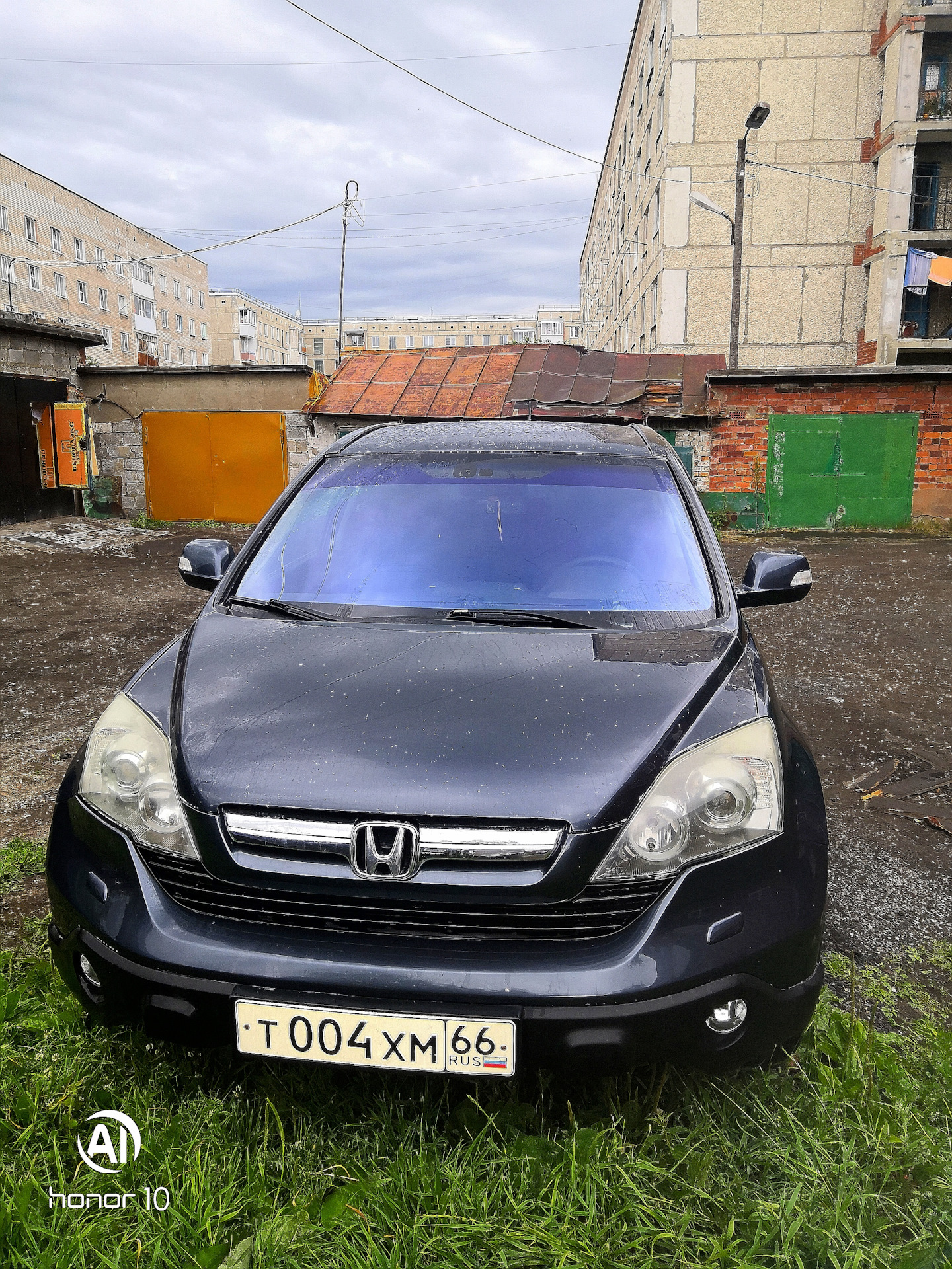 Тонер лобового атермалкой хамелеон. — Honda CR-V (RE), 2 л, 2007 года ...