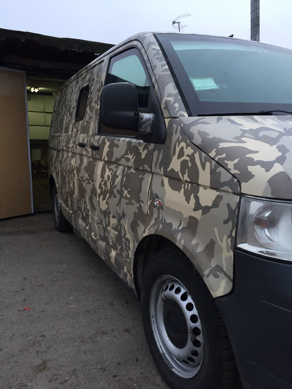 VW Transporter t5 брендирование