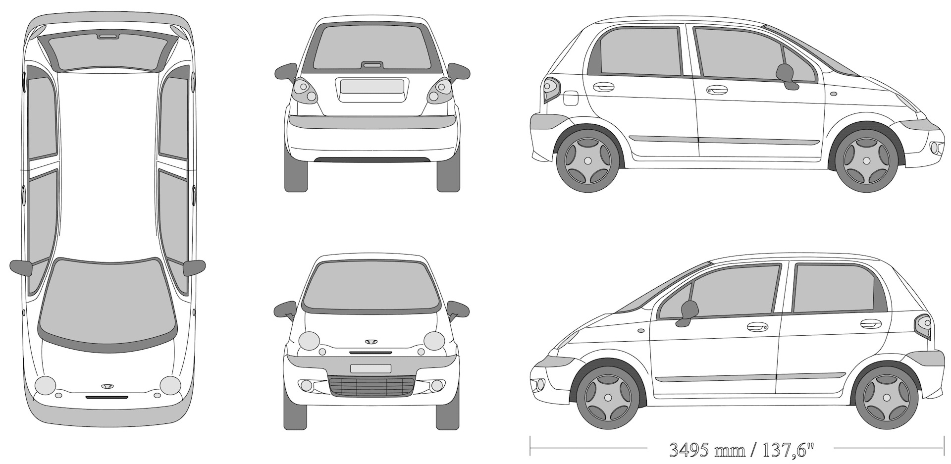 Daewoo matiz схема